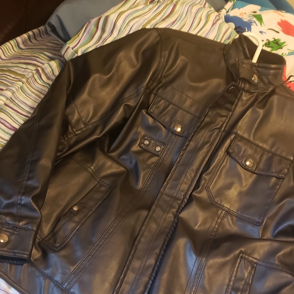 Leather jacket